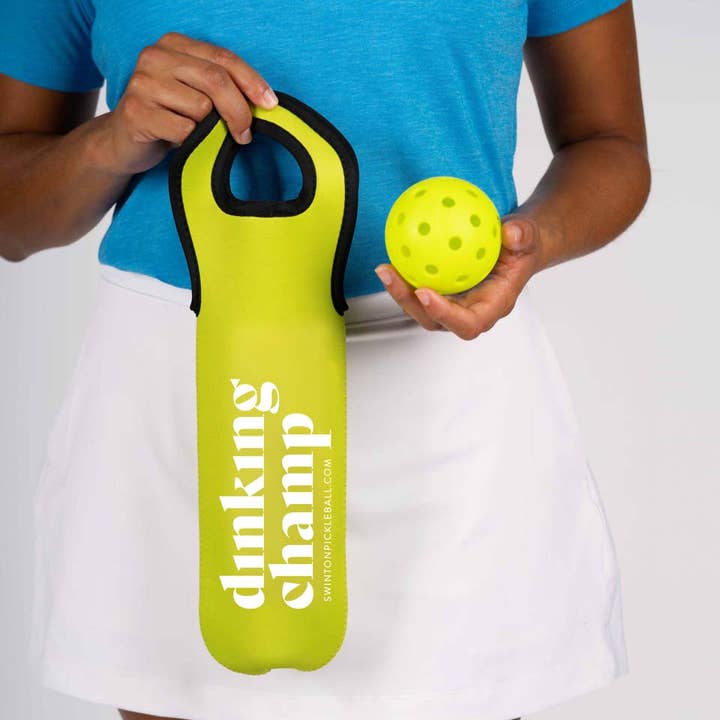 3 Pickleballs in a Wine Bag - Image 4