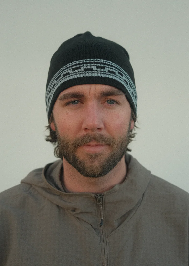Blue Bison Black Ice Beanie Skull Cap - Image 2