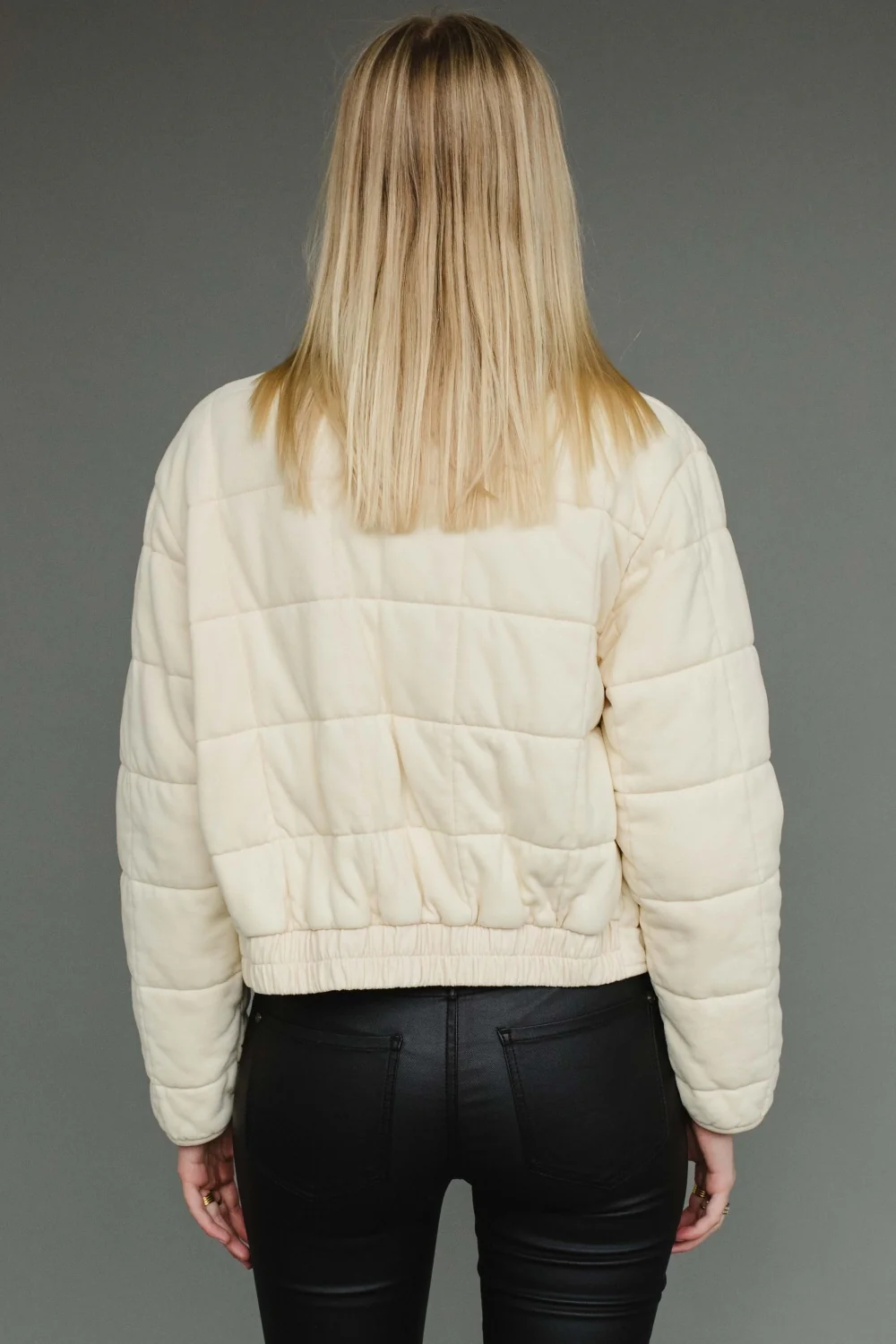 Washed Quilted Jacket - Image 2