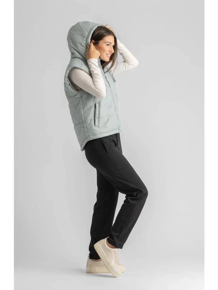 Daphne Hooded Puffer Vest - Image 2