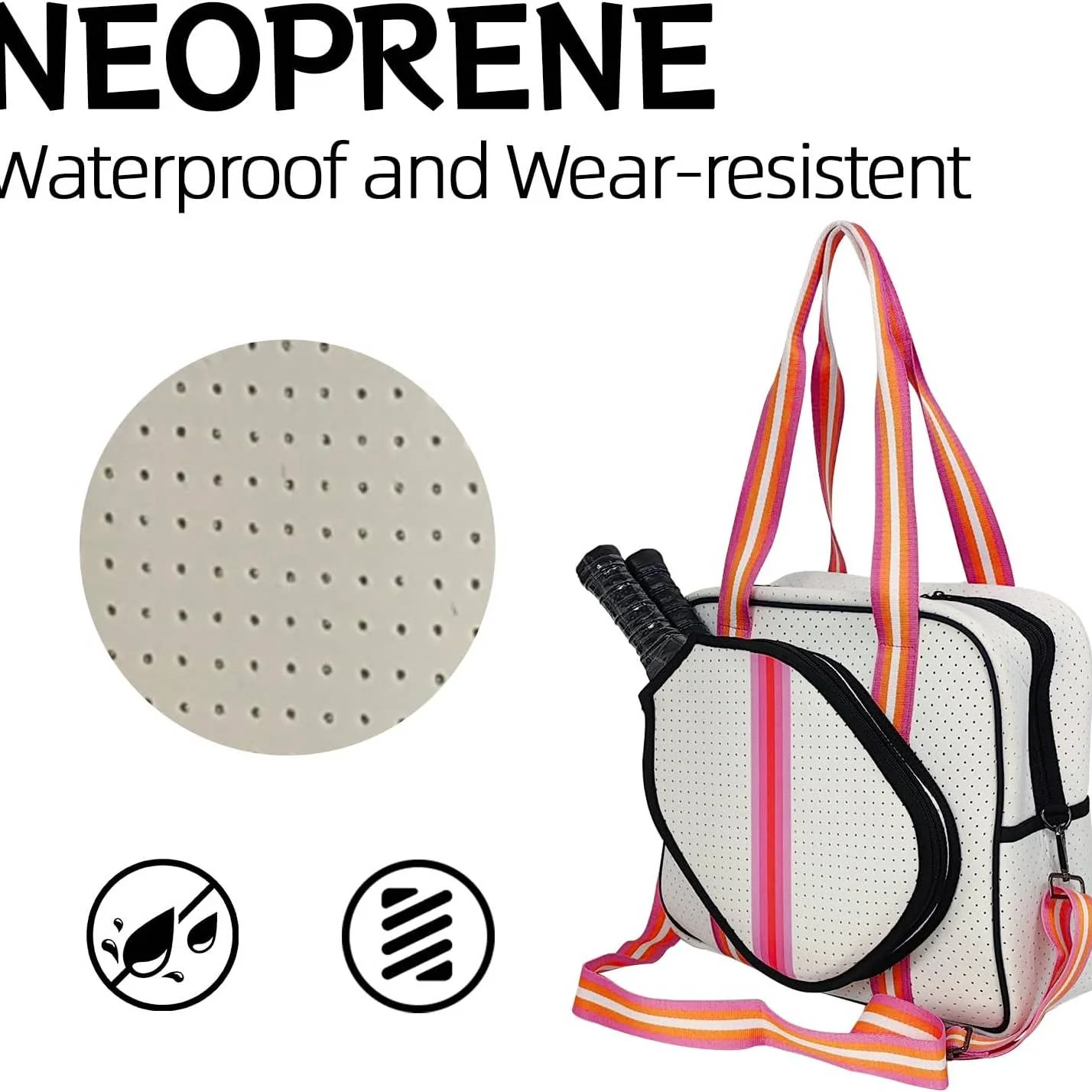 Neoprene Crossbody Sling Pickleball Bag - Image 3