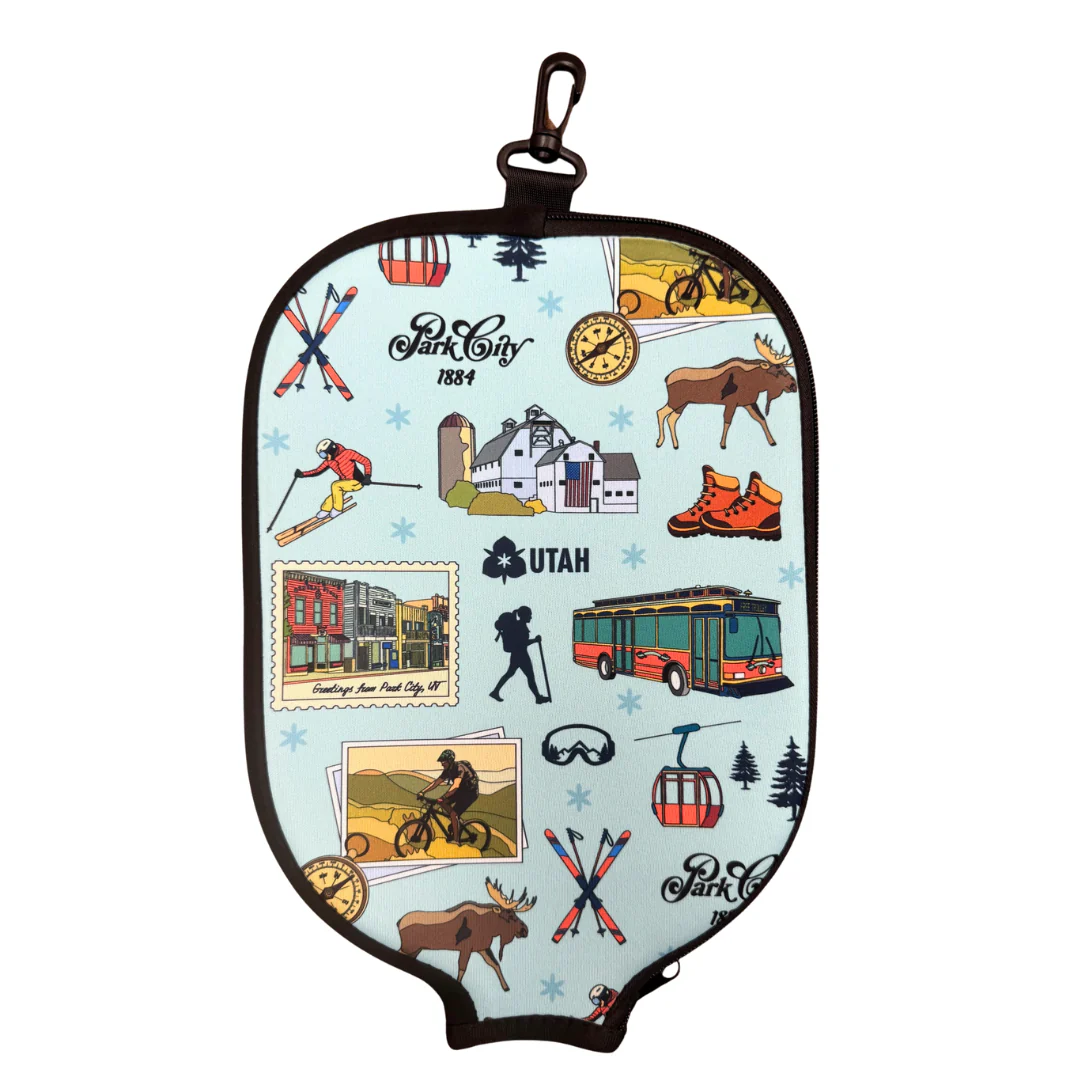 Park City Pickleball Paddle Cover - Image 5