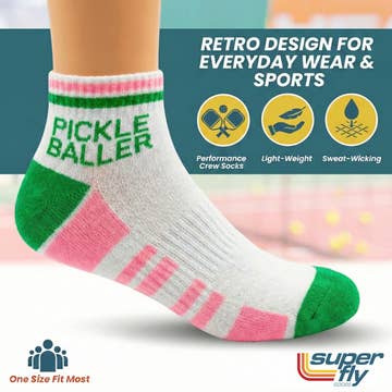 Pickleball Ankle Athletic Socks - Image 3