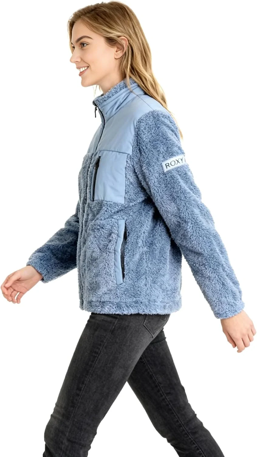Roxy Solid Sherpa Bonded Fleece - Image 2