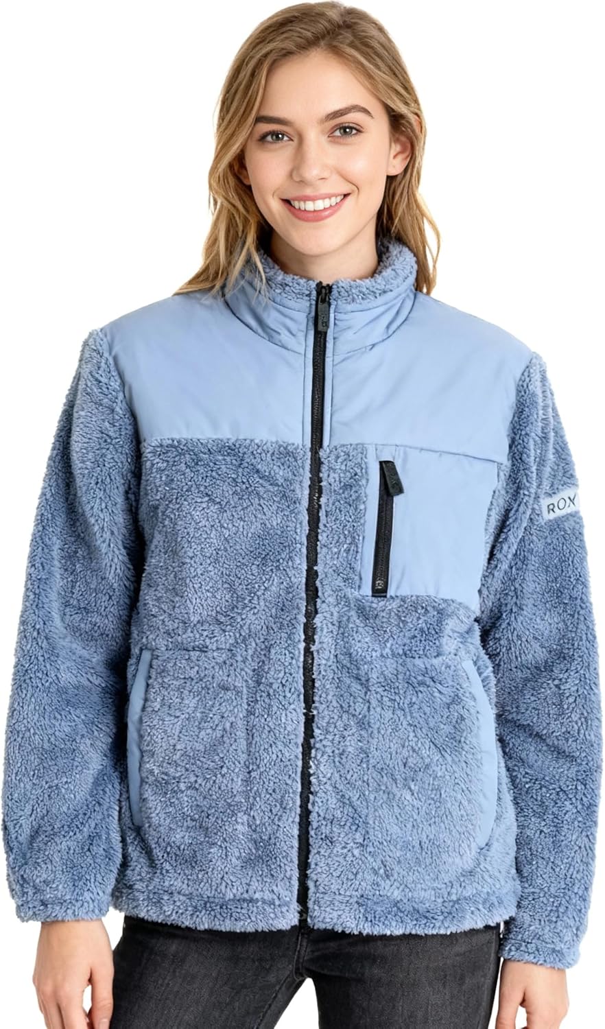 Roxy Solid Sherpa Bonded Fleece - Image 3