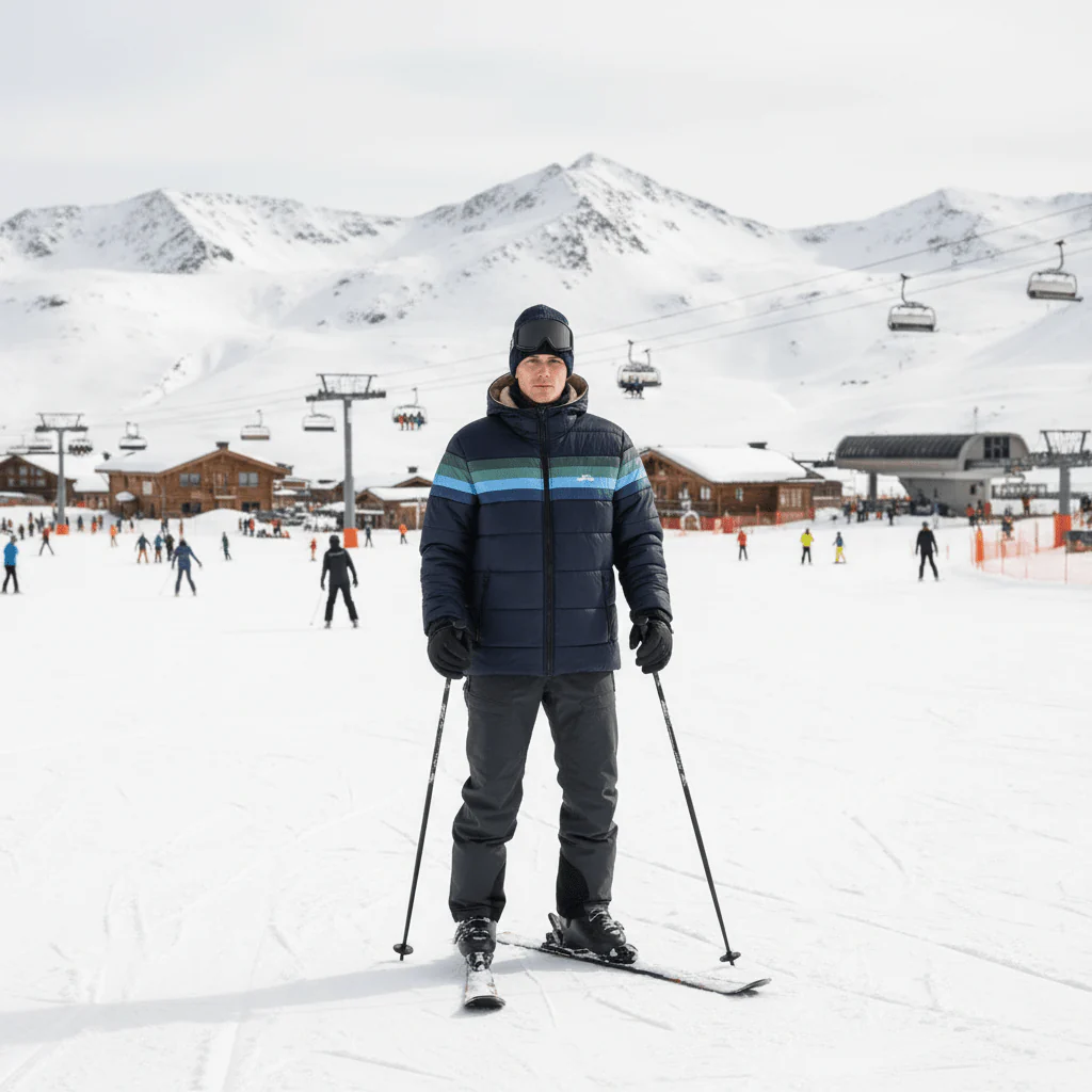 Snowcat Mid-Weight Retro Puffer Jacket - Image 3