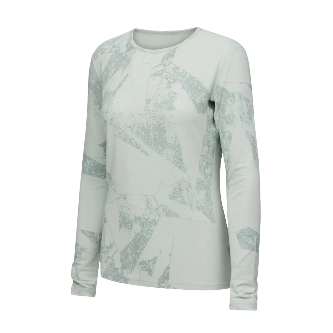 Le Bent Women's Fractal Midweight Crew - Image 2